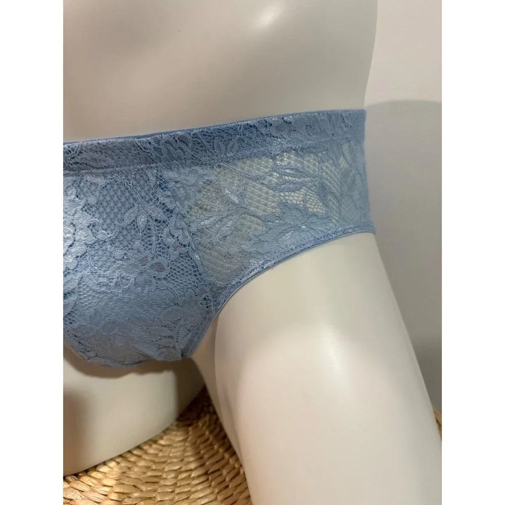 Cosabella Never Say Never Comfort Micro Lace Brief Aasmani Blue New size L